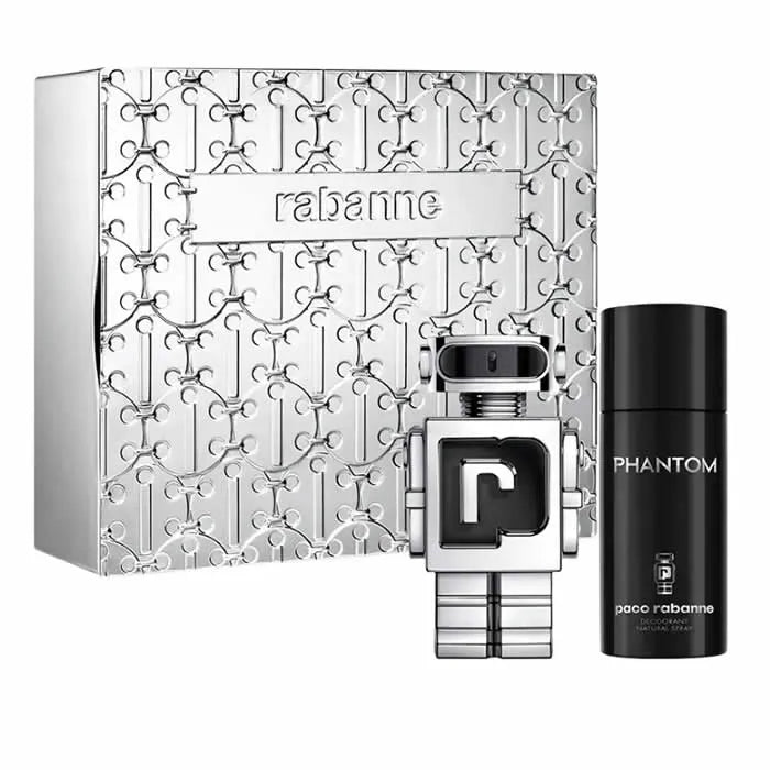 Paco Rabanne Phantom Eau De Toilette Homme 100ml Coffret 2 Produits