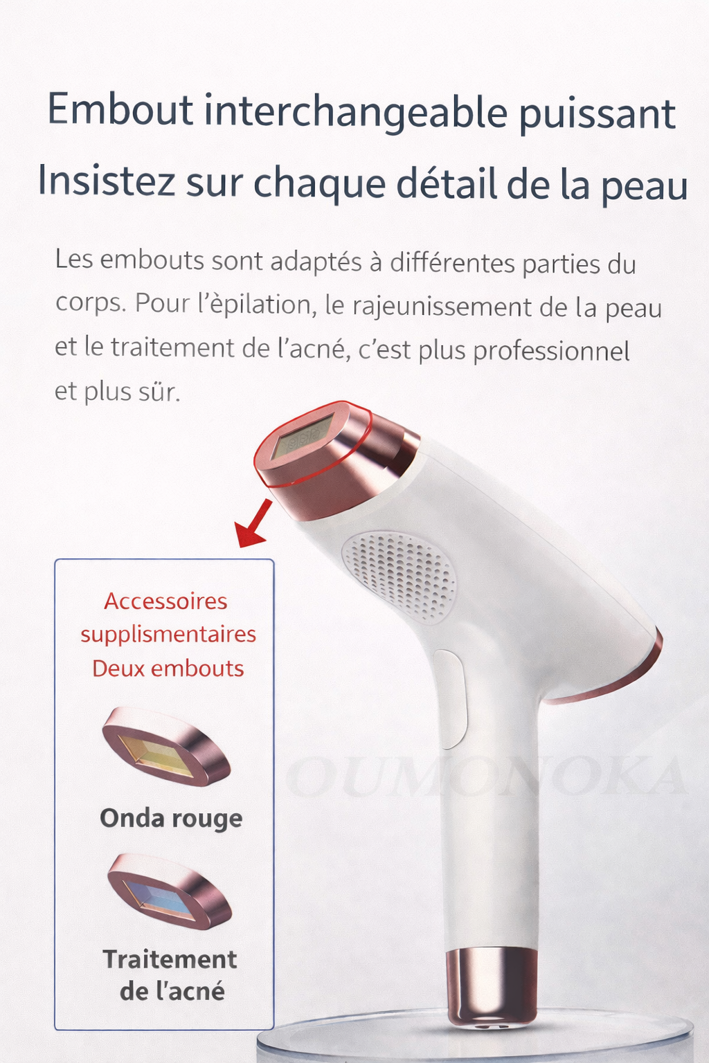 Intense Pulsed Light Hair Removal Device: Long-Lasting Hair Reduction for Face &amp; Body