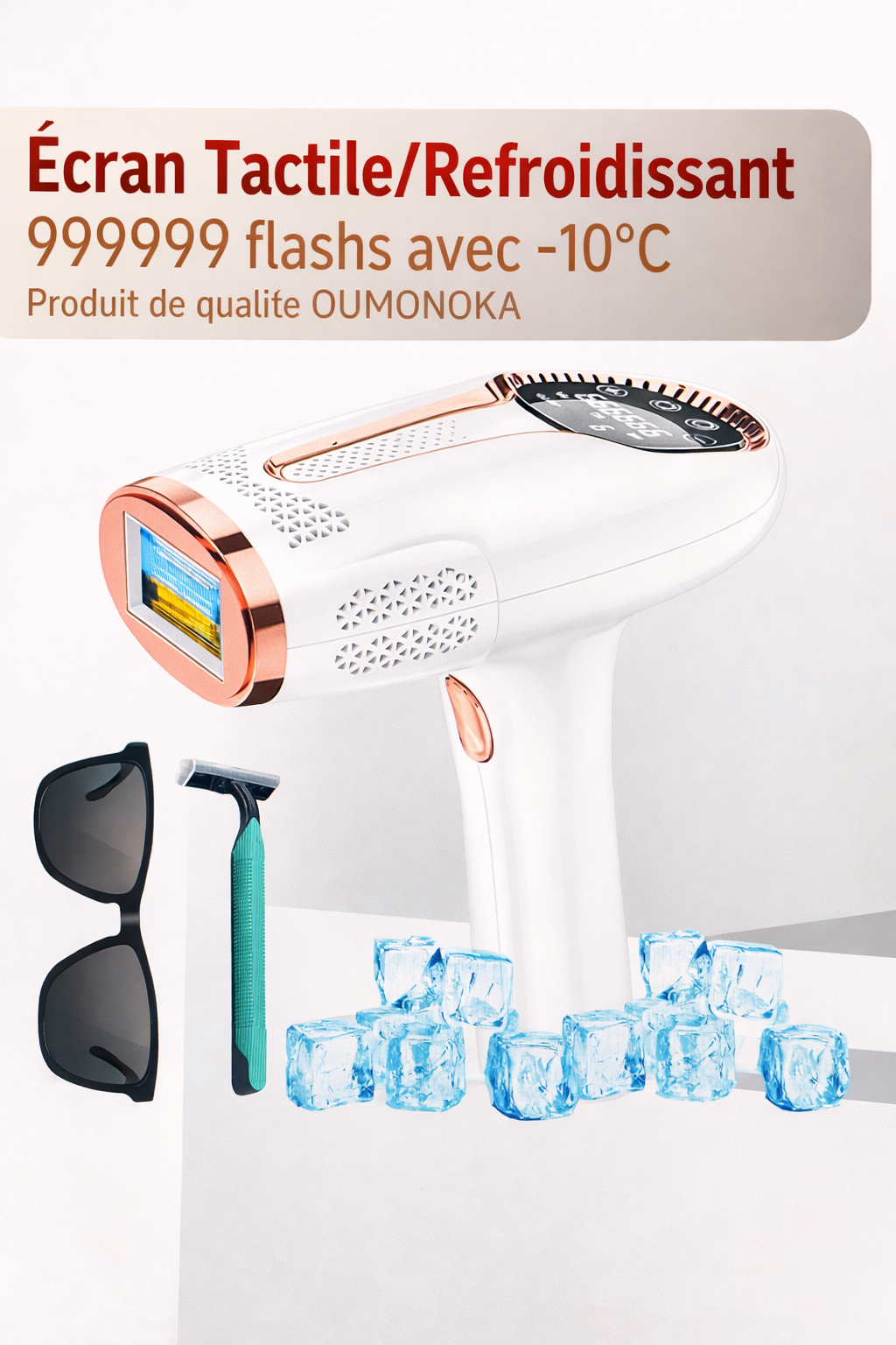 Intense Pulsed Light Hair Removal Device: Long-Lasting Hair Reduction for Face &amp; Body