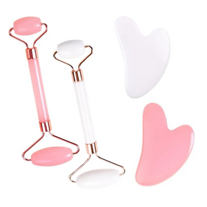 Rouleau de Jade & Gua Sha – Massage Facial Raffermissant