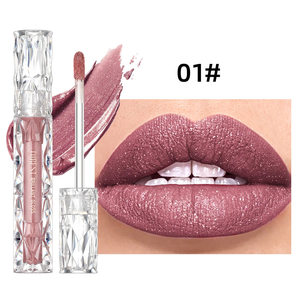 Qibest Long-Lasting Diamond Lip Gloss