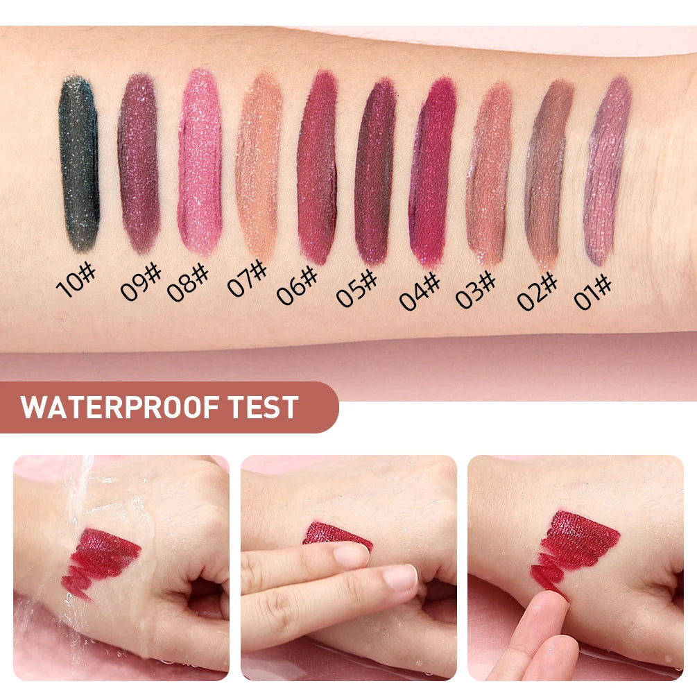 Qibest Long-Lasting Diamond Lip Gloss